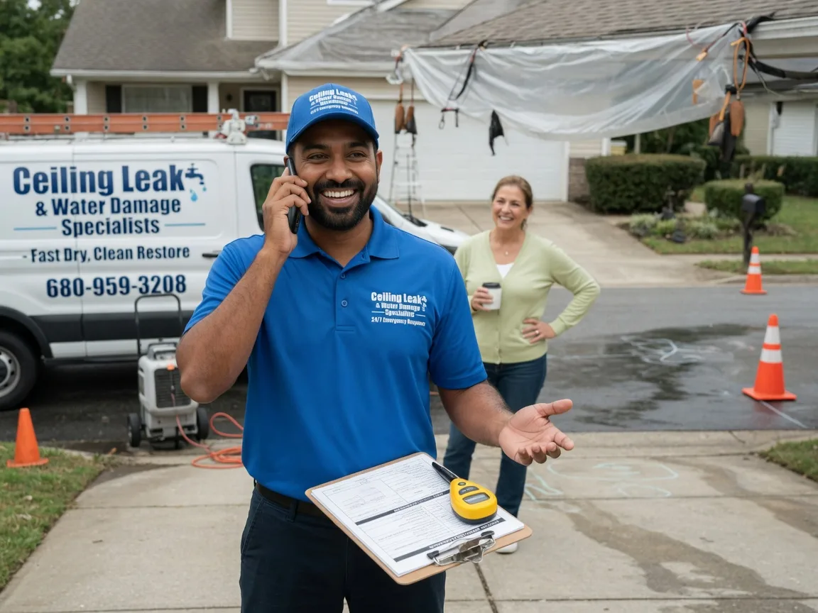 Ceiling Leak Cleanup Matamoras, PA FAQs